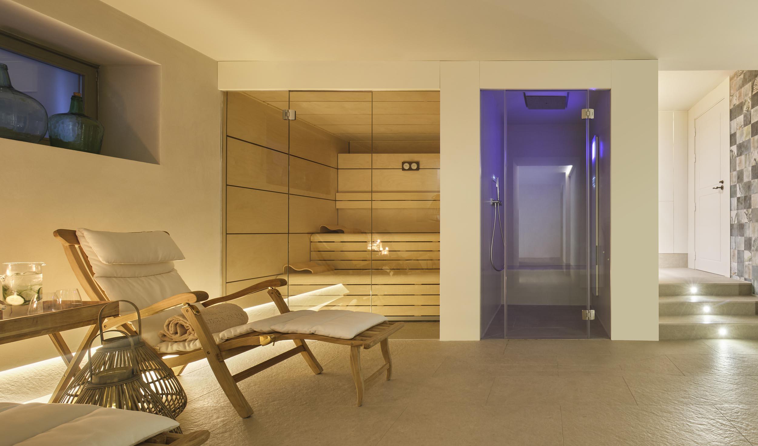 Hotel Antigua Palma - Casa Noble Kültér fotó A modern steam room