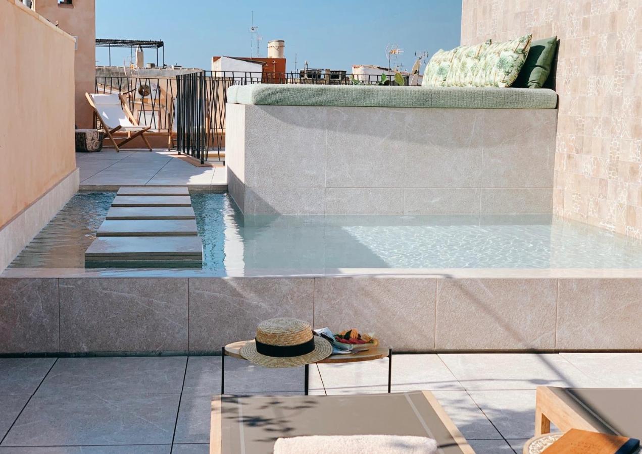 Hotel Antigua Palma - Casa Noble Kültér fotó Rooftop pool at the Hotel
